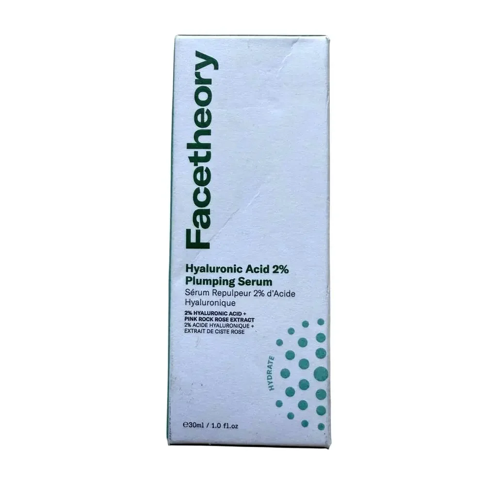 NIB Facetheory Hyaluronic Acid 2% Plumping Serum 1oz
